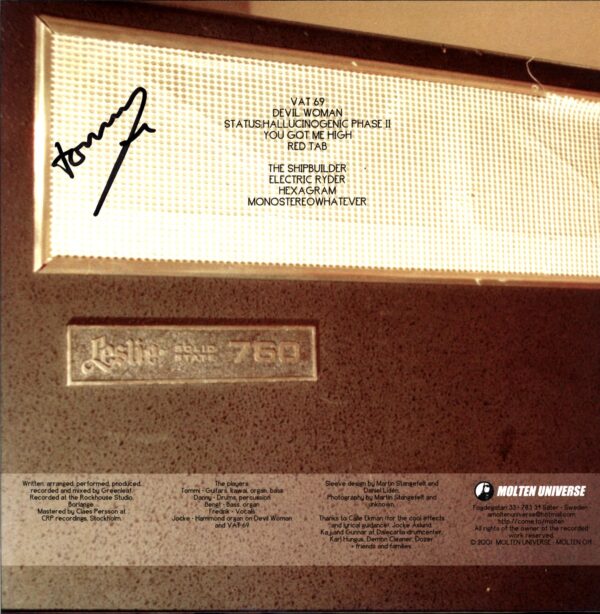 Greenleaf-Revolution Rock signed EU 2001-LP Vinyl