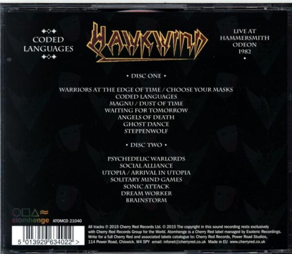 Hawkwind-Coded Languages-CD