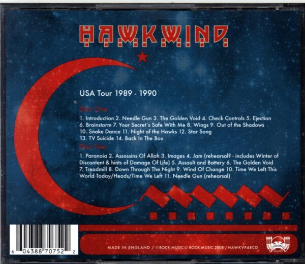 Hawkwind-USA Tour 1989-1990-CD