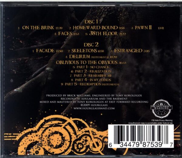 Hourglass-Oblivious To The Obvious-CD