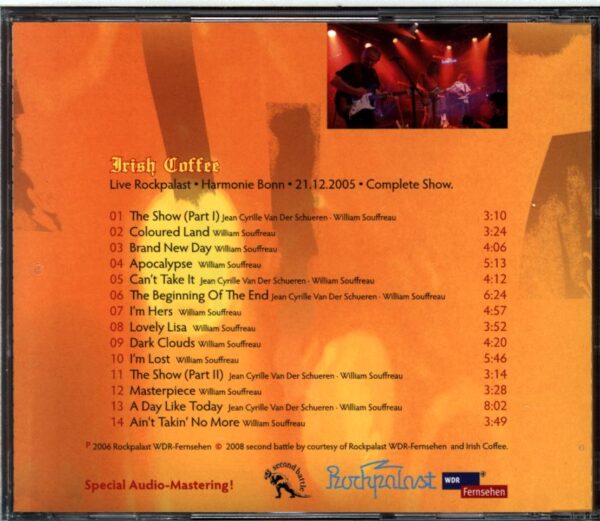 Irish Coffee-Live Rockpalast 2005-CD