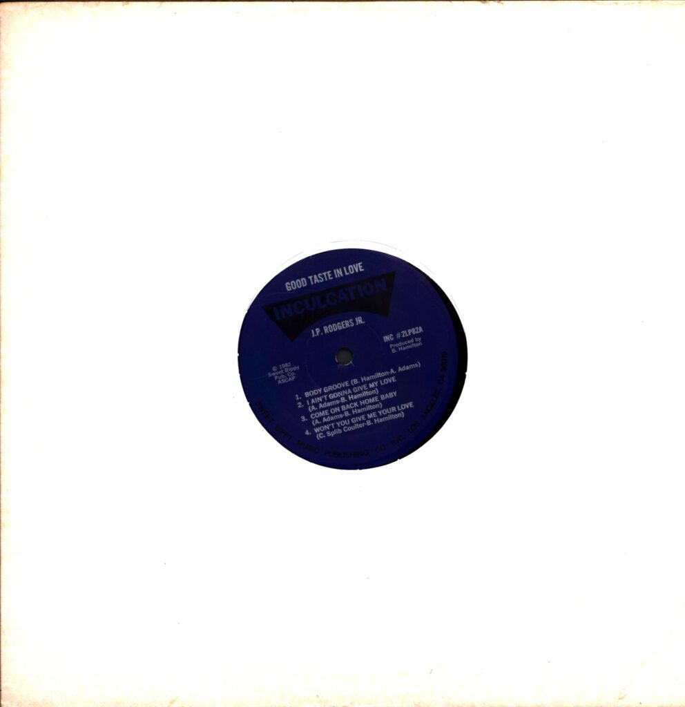 J.P. Rodgers Jr.-Good Taste In Love-LP Vinyl