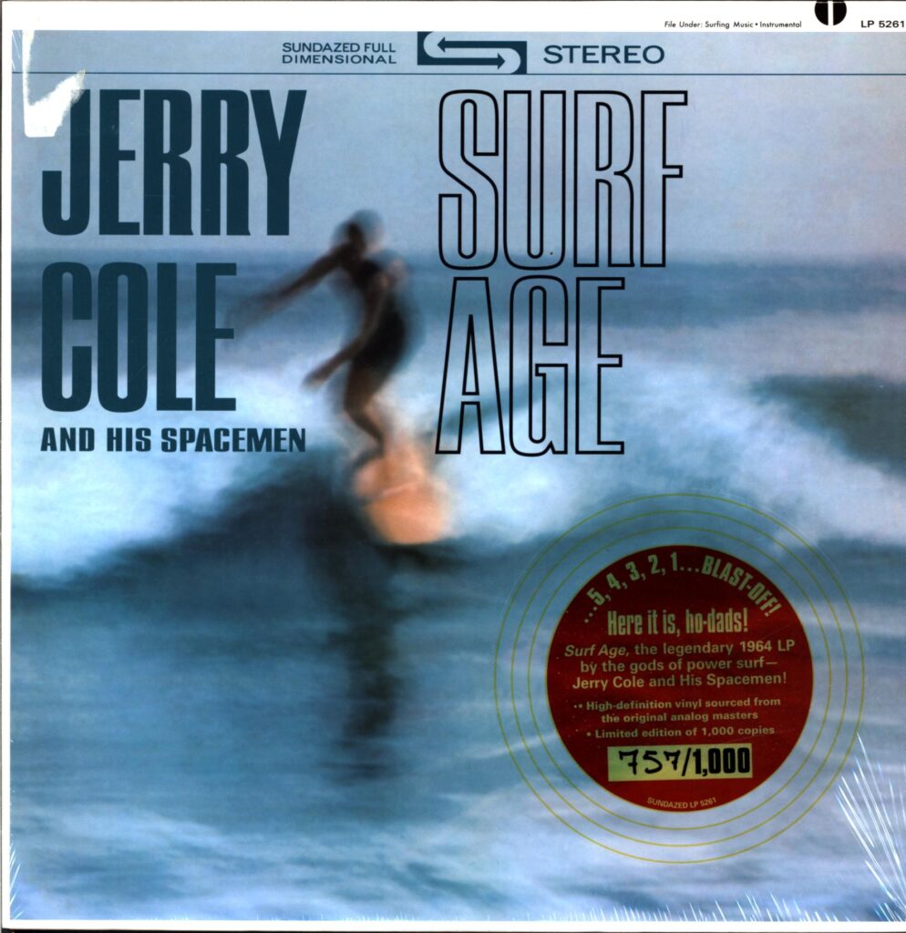 Jerry Cole And His Spacemen-Surf Age RE 2008-LP Vinyl