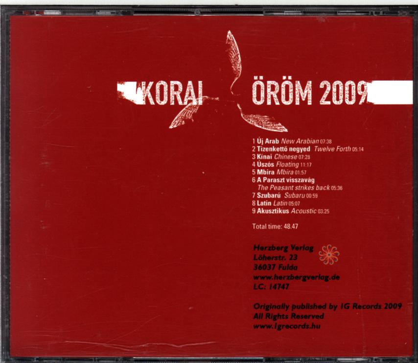 Korai Öröm-2009-CD-2 Korai Öröm-2009-CD