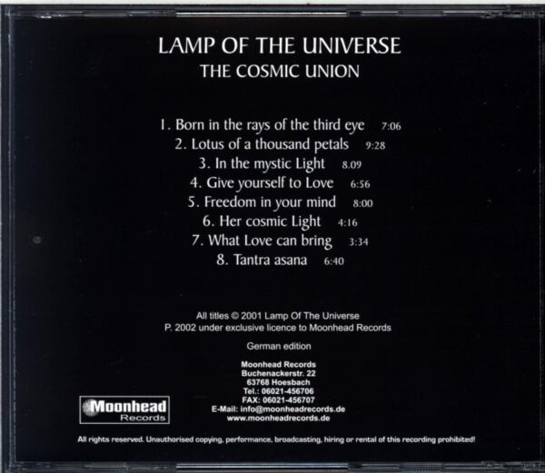 Lamp Of The Universe-The Cosmic Union-CD