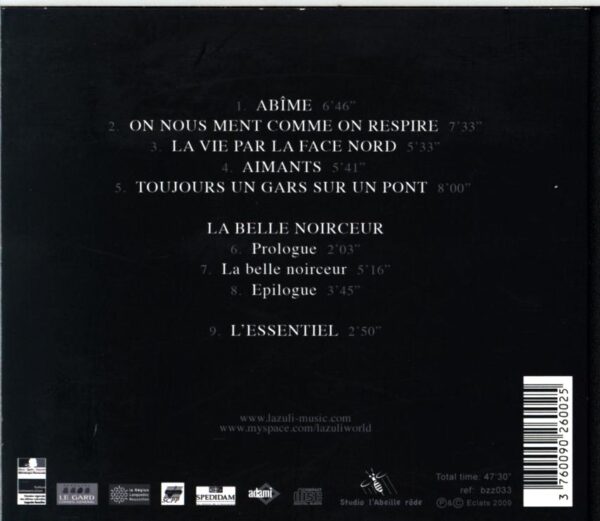 Lazuli-Réponse Incongrue À L'Inéluctable-CD