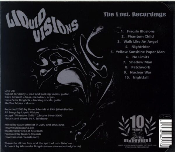 Liquid Visions-The Lost Recordings-CD