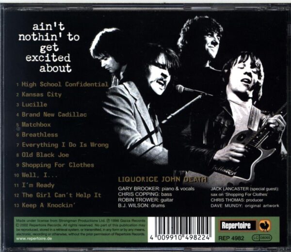 Liquorice John Death-Ain't Nothin' To Get Excited About-CD