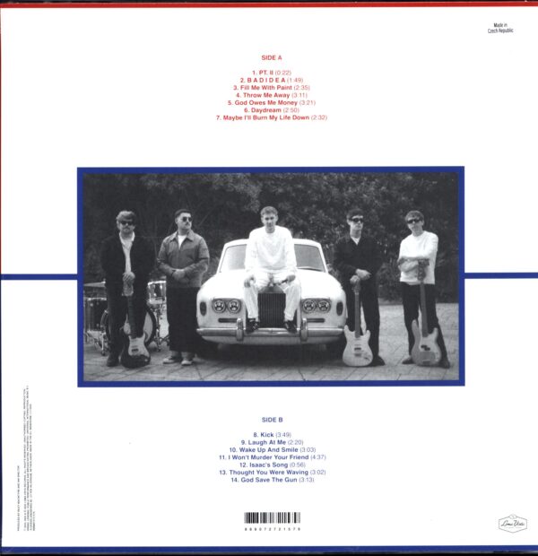 Militarie Gun-God Save The Gun-LP Vinyl red