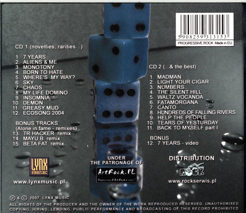 Millenium-7 Years (Novelties Rarities And The Best)-CD-2 Millenium-7 Years (Novelties Rarities And The Best)-CD