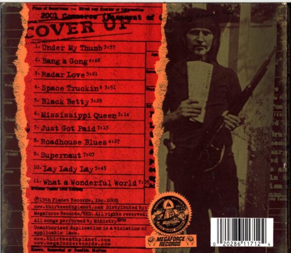 Ministry-Cover Up-CD