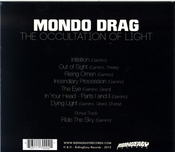 Mondo Drag-The Occultation Of Light-CD