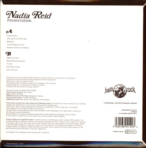 Nadia Reid-Preservation-LP Vinyl