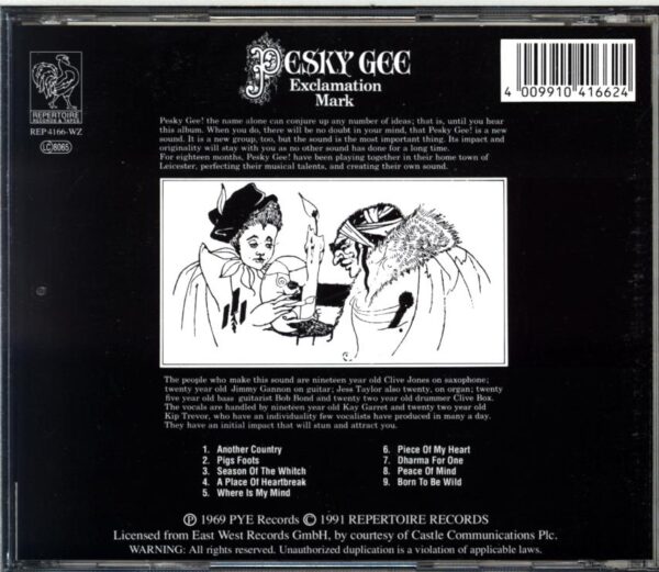 Pesky Gee!-Exclamation Mark-CD