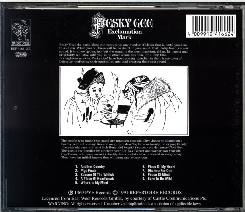 Pesky Gee!-Exclamation Mark-CD-2 Pesky Gee!-Exclamation Mark-CD
