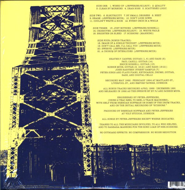 Peter Jefferies-Electricity RE 2014-LP Vinyl