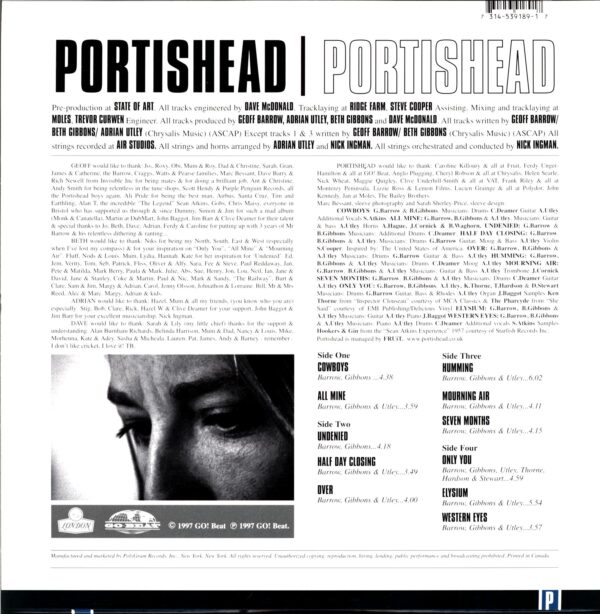 Portishead-Portishead US 1997-LP Vinyl