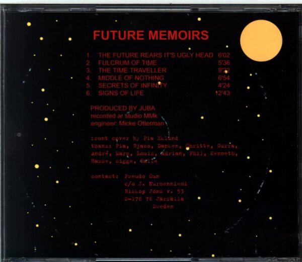 Pseudo Sun-Future Memoirs-CD