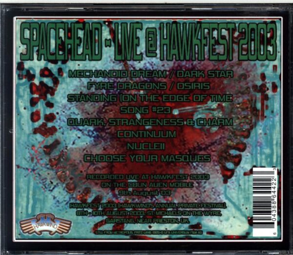 Spacehead-Live @ Hawkfest 2003-CD