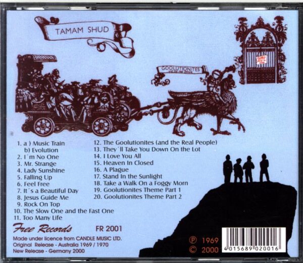 Tamam Shud-Evolution - Goolutionites And The Real People-CD