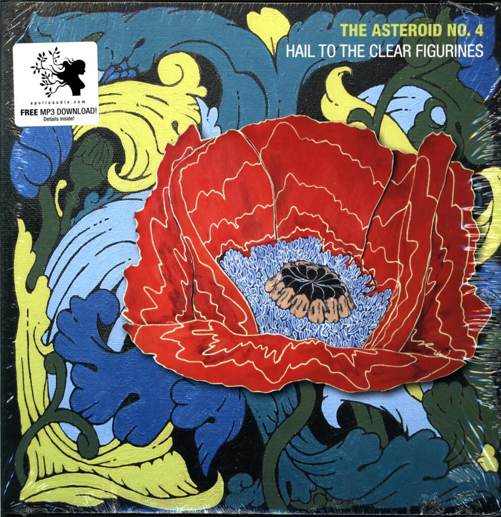 The Asteroid #4-Hail To The Clear Figurines signed red-LP Vinyl