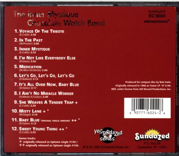 The Chocolate Watchband-The Inner Mystique-CD