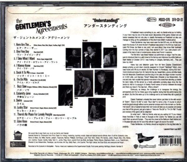 The Gentlemen's Agreements-Understanding!-CD