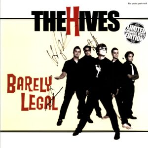 The Hives-Barely Legal signed yellow-LP Vinyl