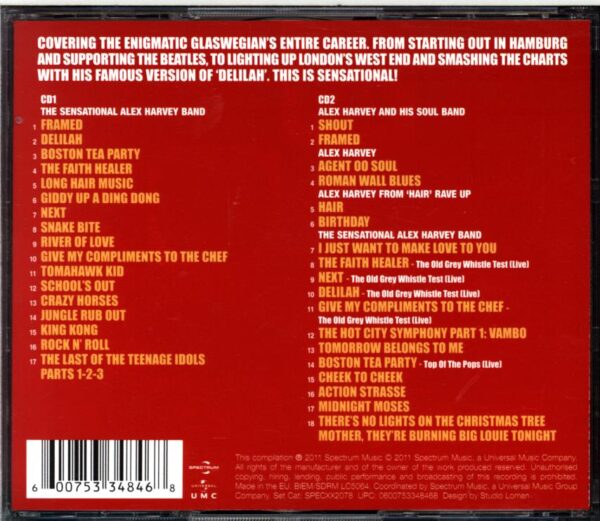 The Sensational Alex Harvey Band-The Best Of The Sensational Alex Harvey-CD