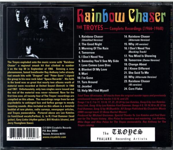 The Troyes-Rainbow Chaser - Complete Recordings (1966-1968)-CD