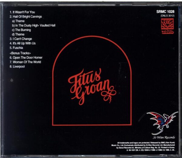 Titus Groan-Titus Groan-CD