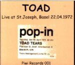 Toad-Live At St. Joseph - Basel 22.04.1972-CD