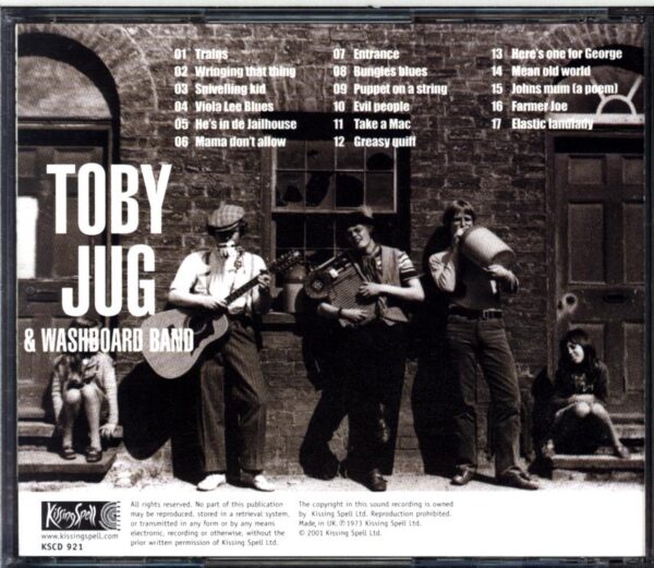 Toby Jug and Washboard Band-Greasy Quiff-CD