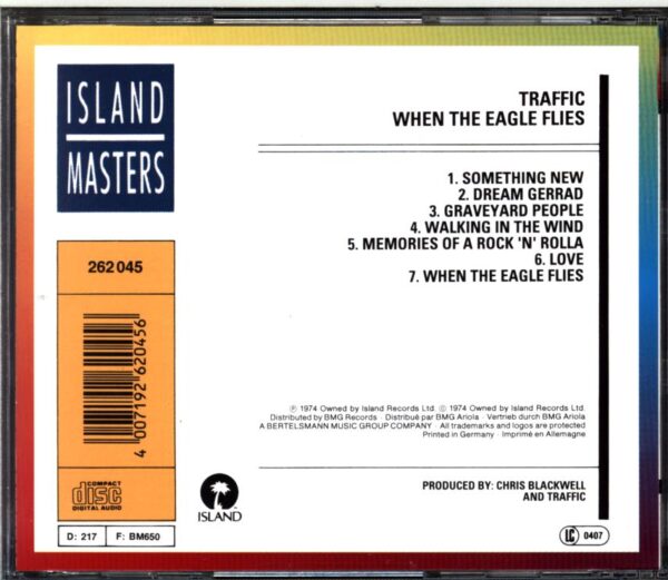 Traffic-When The Eagle Flies-CD