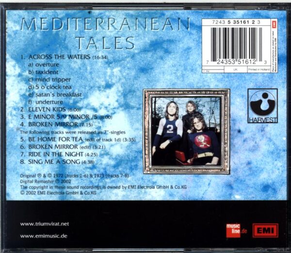 Triumvirat-Mediterranean Tales-CD