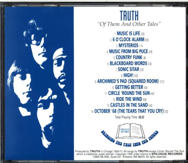 Truth-Of Them And Other Tales-CD