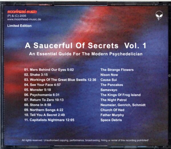 Various-A Saucerful Of Secrets - Volume 1 - An Essential Guide For The Modern Psychedelician-CD