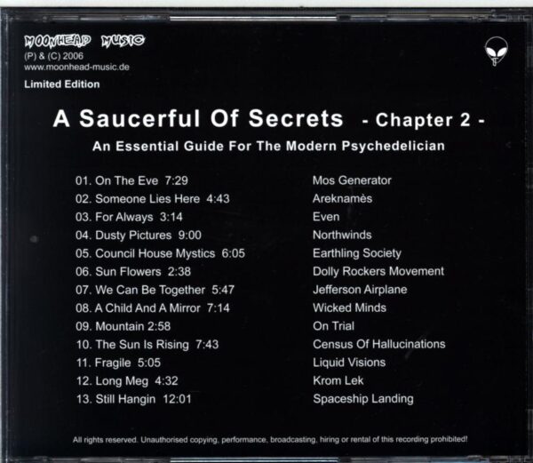 Various-A Saucerful Of Secrets - Volume 2 - An Essential Guide For The Modern Psychedelician-CD