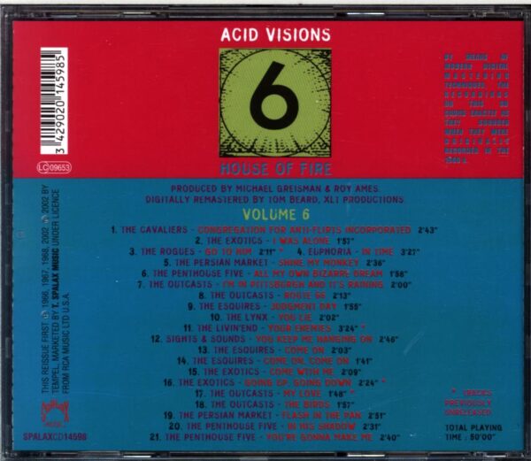Various-Acid Visions Vol. 6 (House Of Fire)-CD