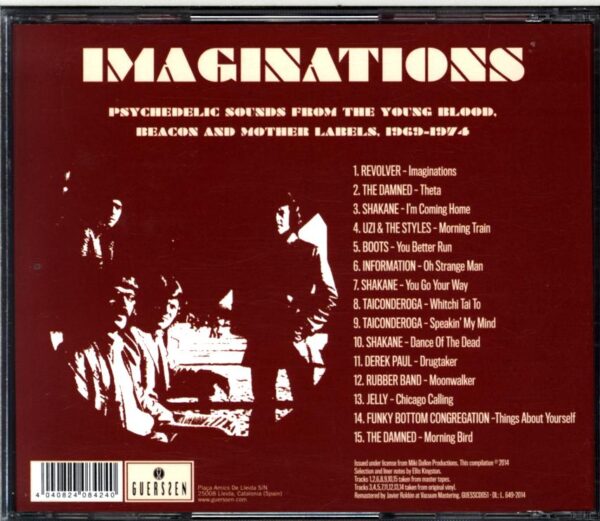 Various-Imaginations (Psychedelic Sounds From The Young Blood Beacon And Mother Labels 1969-1974)-CD