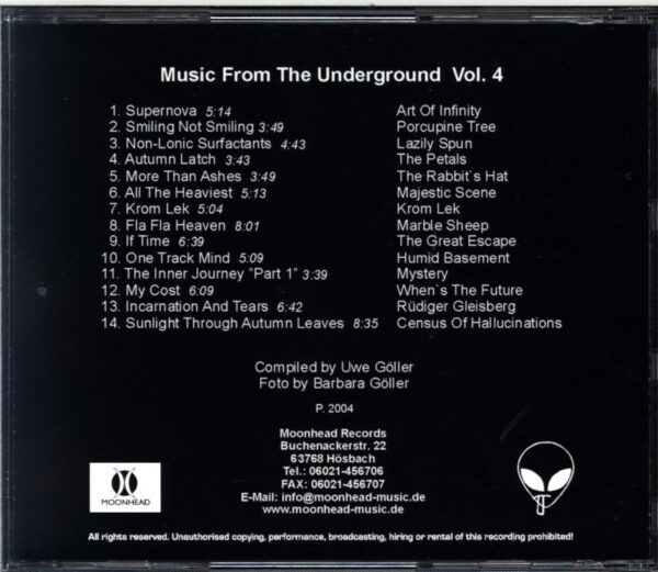 Various-Moonhead - Music From The Underground Vol. 4-CD