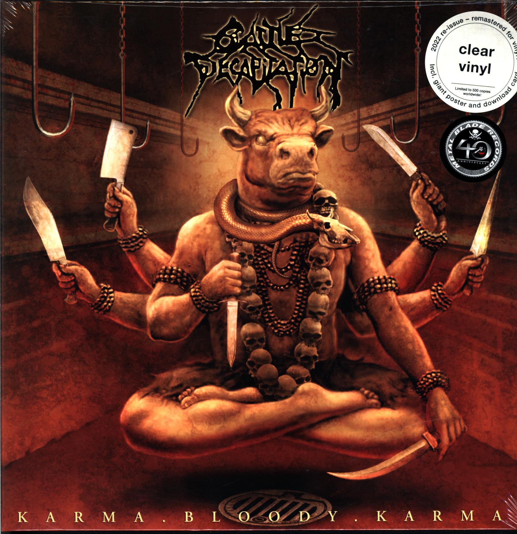 Cattle Decapitation-Karma.Bloody.Karma clear-LP Vinyl-1 Cattle Decapitation-Karma.Bloody.Karma clear-LP Vinyl