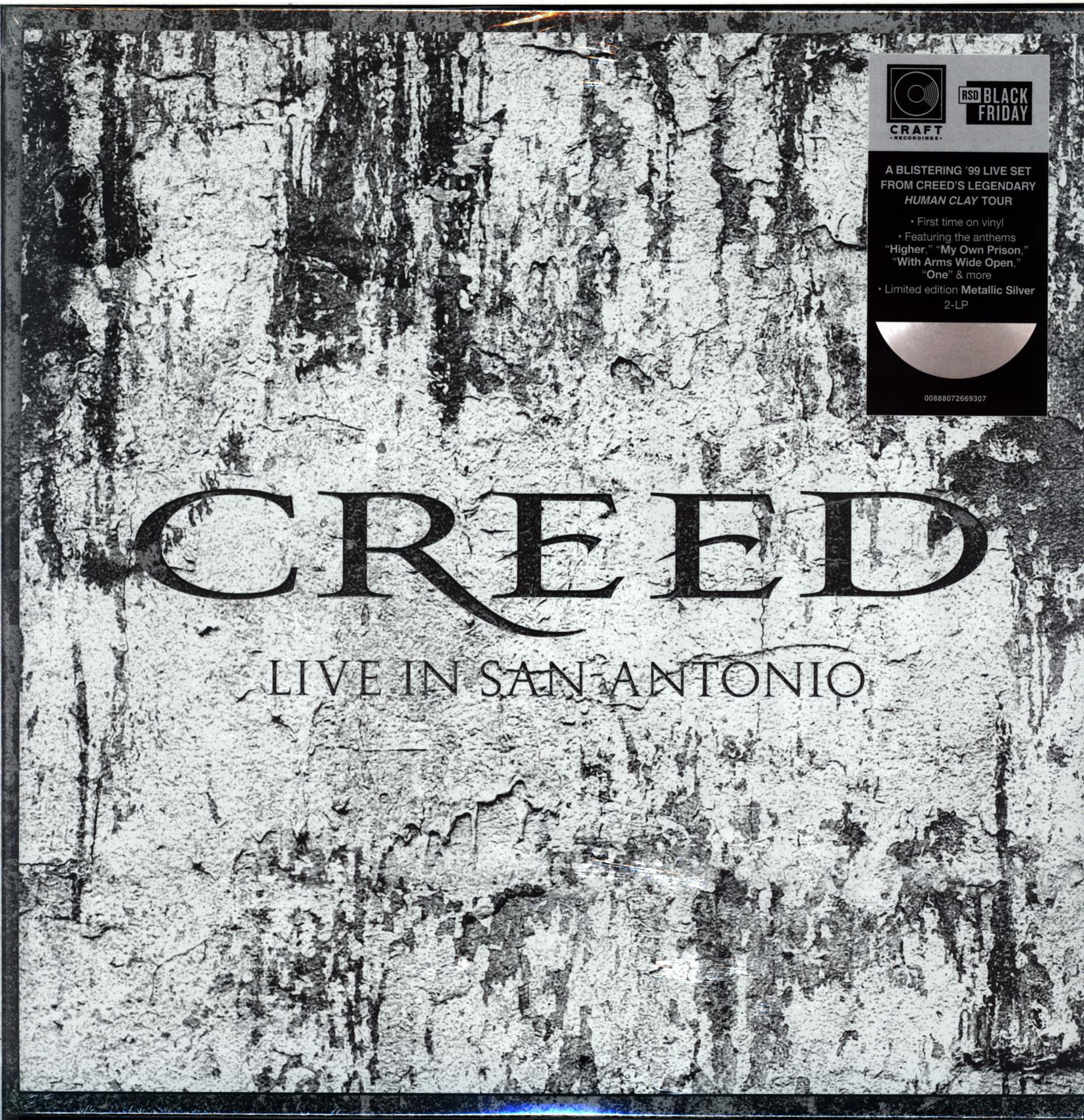 Creed - Live In San Antonio (11-14-1999) - LP Vinyl - RSD Black Friday 2025-1 Creed - Live In San Antonio (11-14-1999) - LP Vinyl - RSD Black Friday 2025