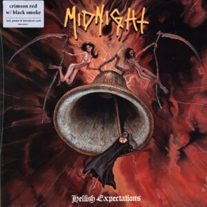 Midnight-Hellish Expectations crimson red black smoke-LP Vinyl