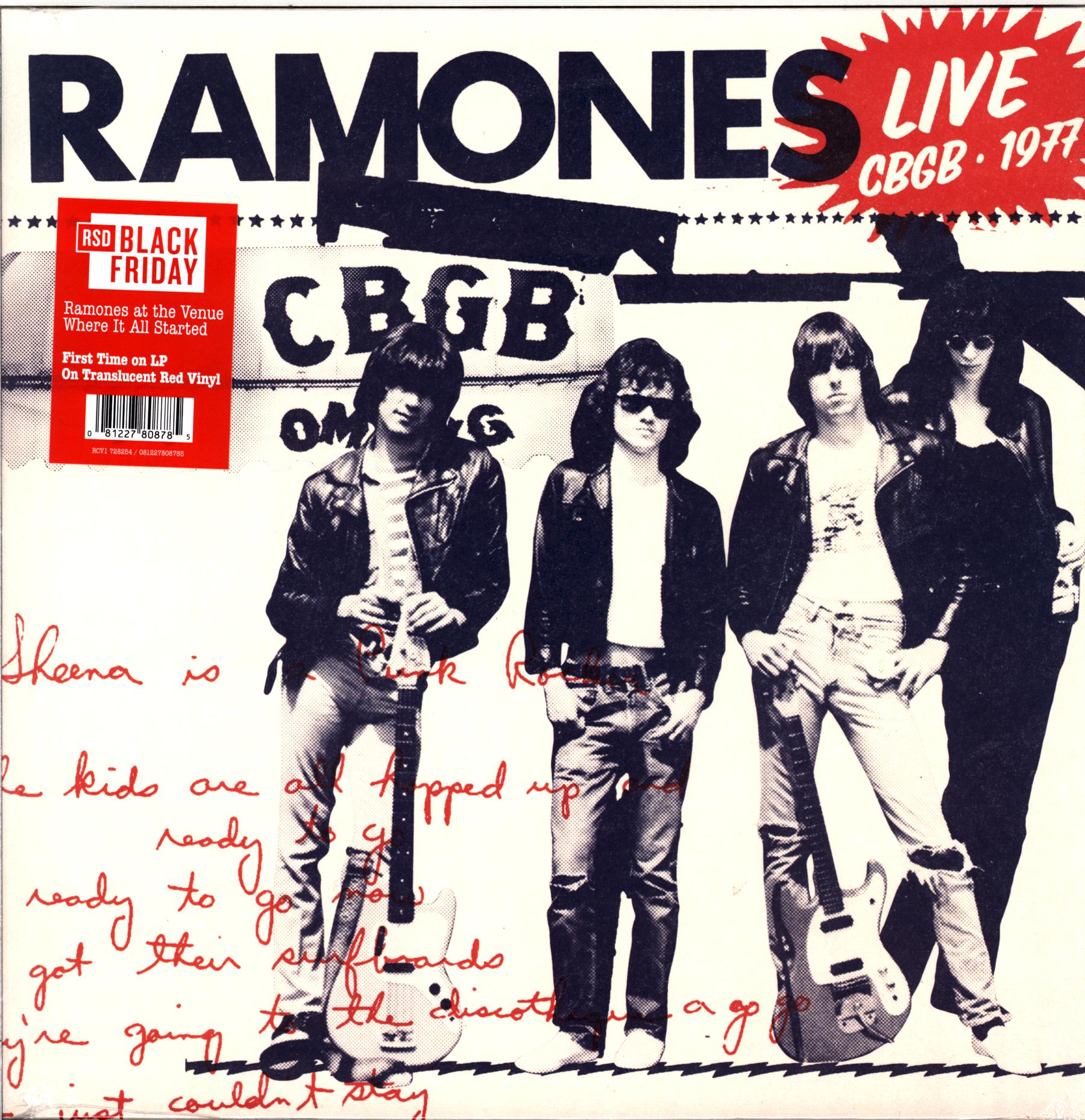 Ramones - Live At Cbgb 1977 - LP Vinyl - RSD Black Friday 2025-1 Ramones - Live At Cbgb 1977 - LP Vinyl - RSD Black Friday 2025