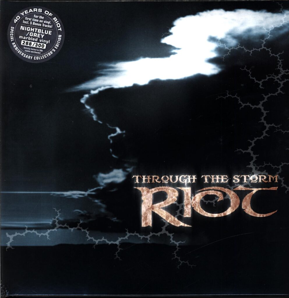 Riot-Through The Storm RE 2017 blue grey marbled-LP Vinyl