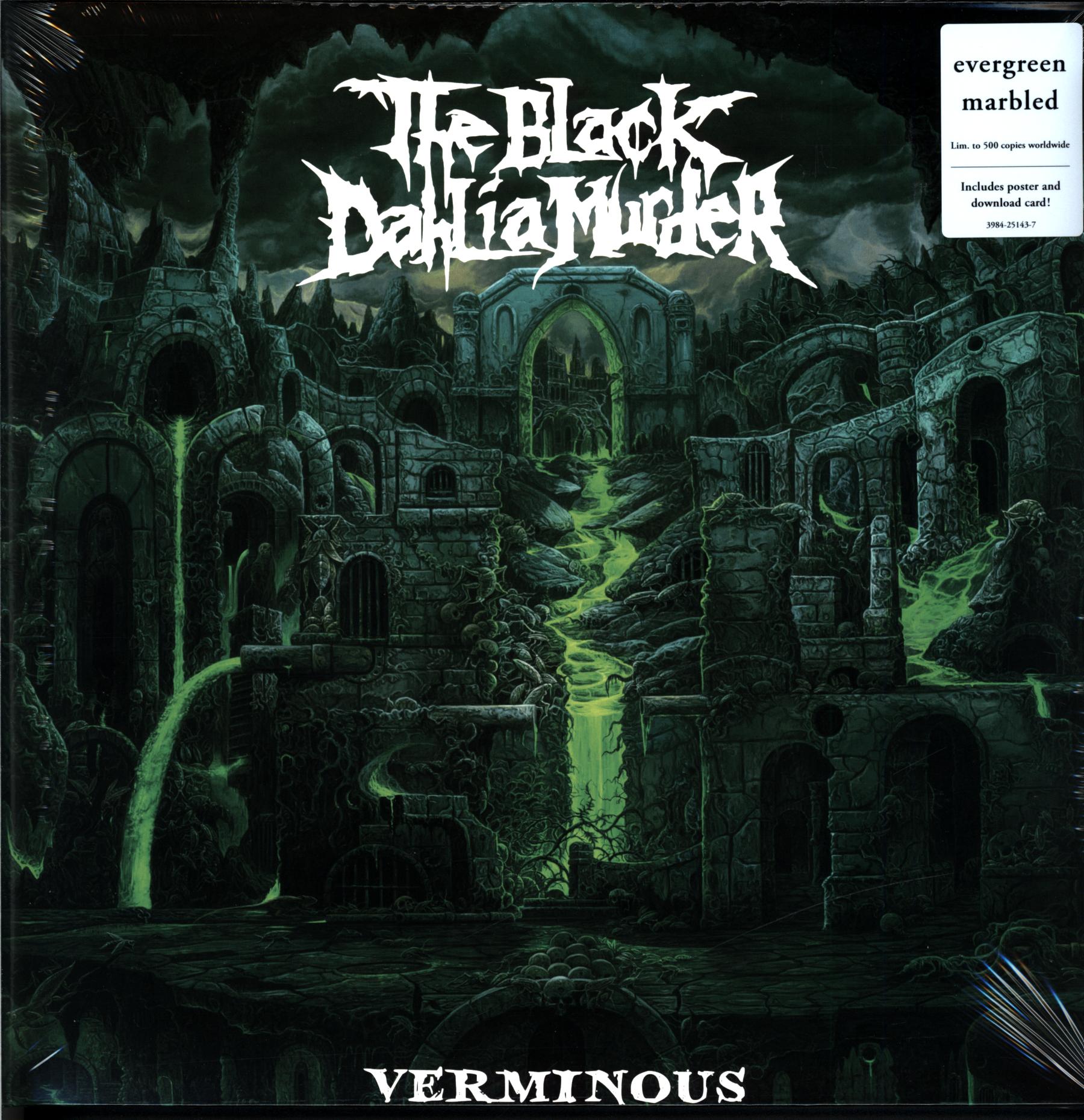 The Black Dahlia Murder-Verminous green marbled-LP Vinyl-1 The Black Dahlia Murder-Verminous green marbled-LP Vinyl