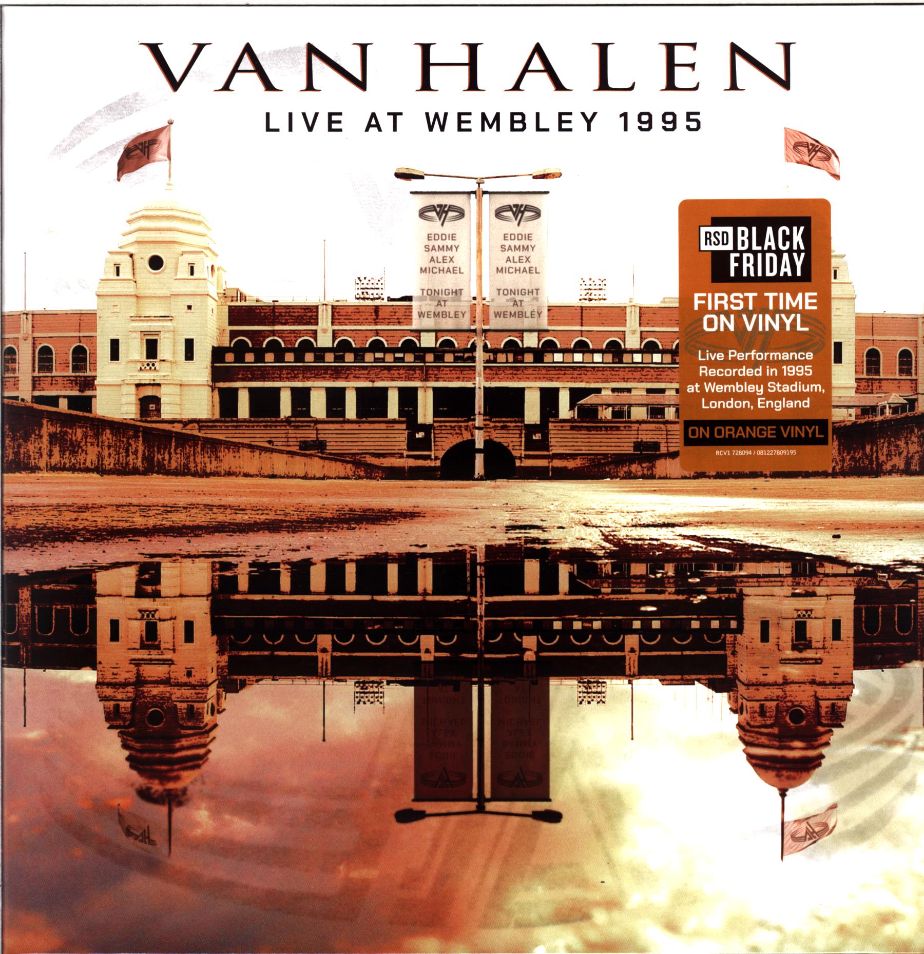 Van Halen - Live At Wembley 1995 - LP Vinyl - RSD Black Friday 2025-1 Van Halen - Live At Wembley 1995 - LP Vinyl - RSD Black Friday 2025