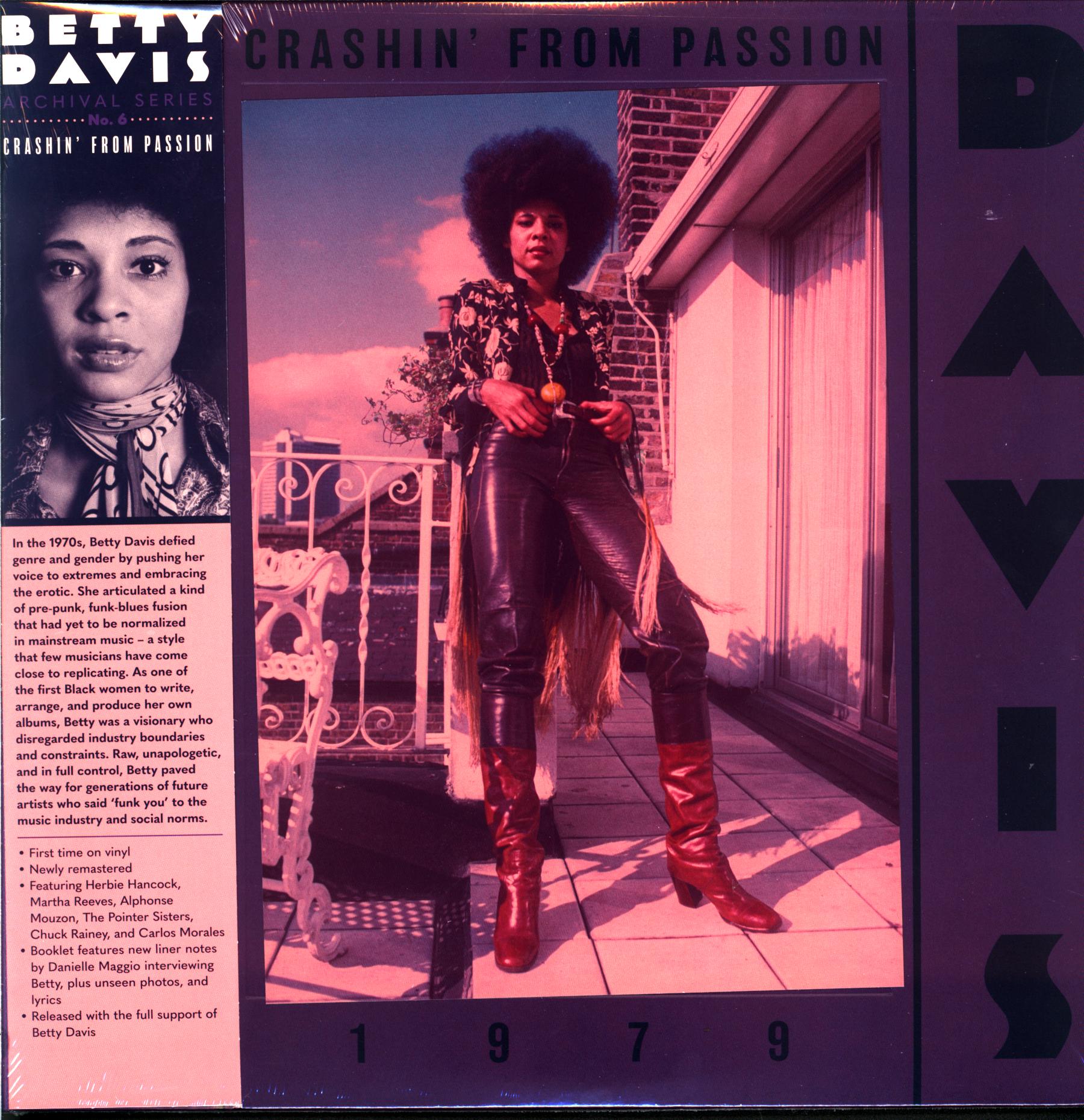 Betty Davis-Crashin' From Passion-LP Vinyl-1 Betty Davis-Crashin' From Passion-LP Vinyl