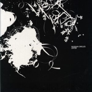 Russian Circles-Enter grey black splatter signed-LP Vinyl